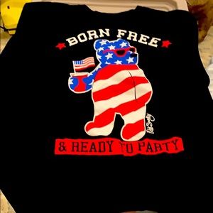 Riot society Born Free and ready to Party T-shirt